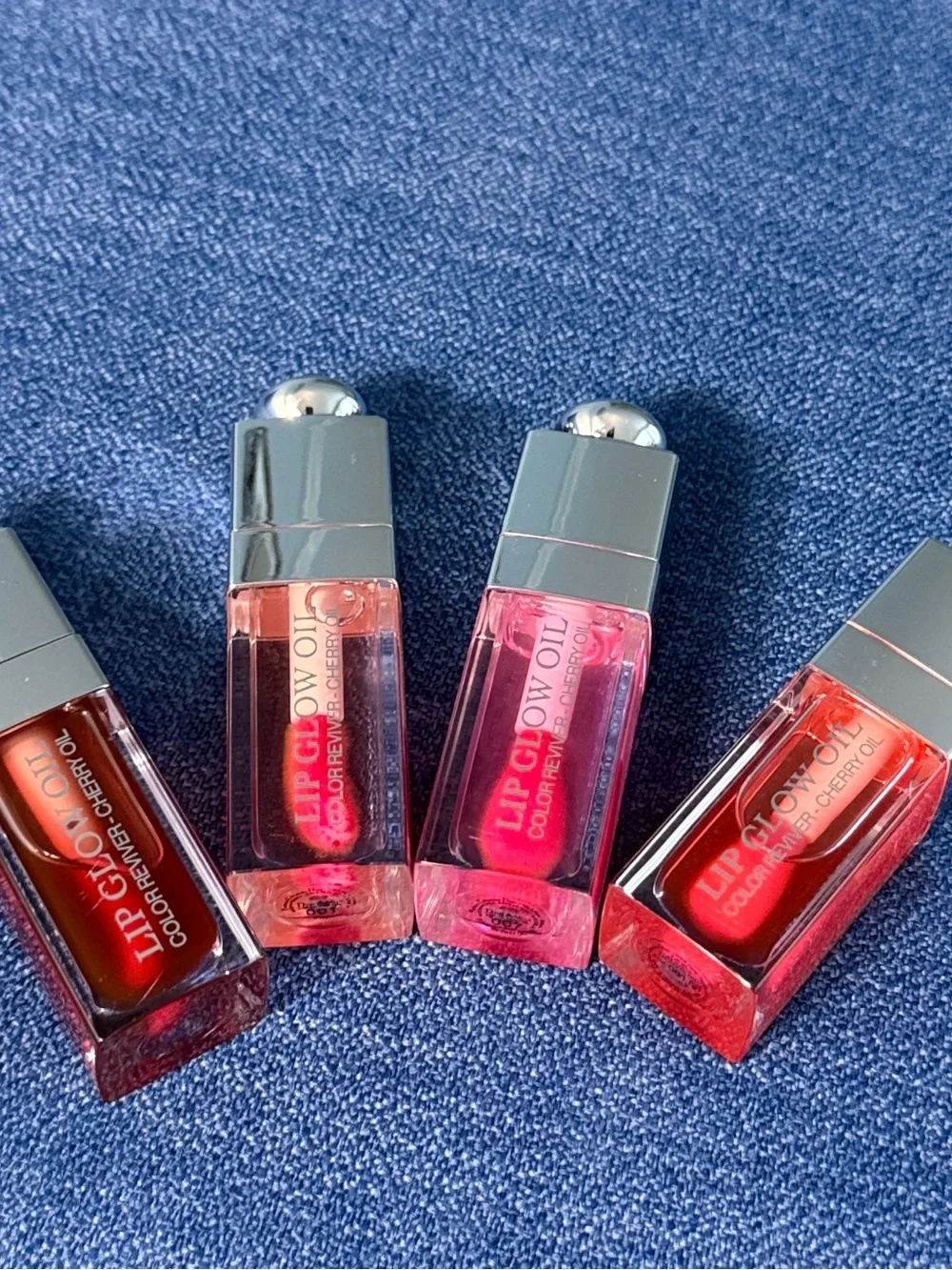Dior Lip Glow Oil Color Reviver Set — 001,007,061,062 New without box.
